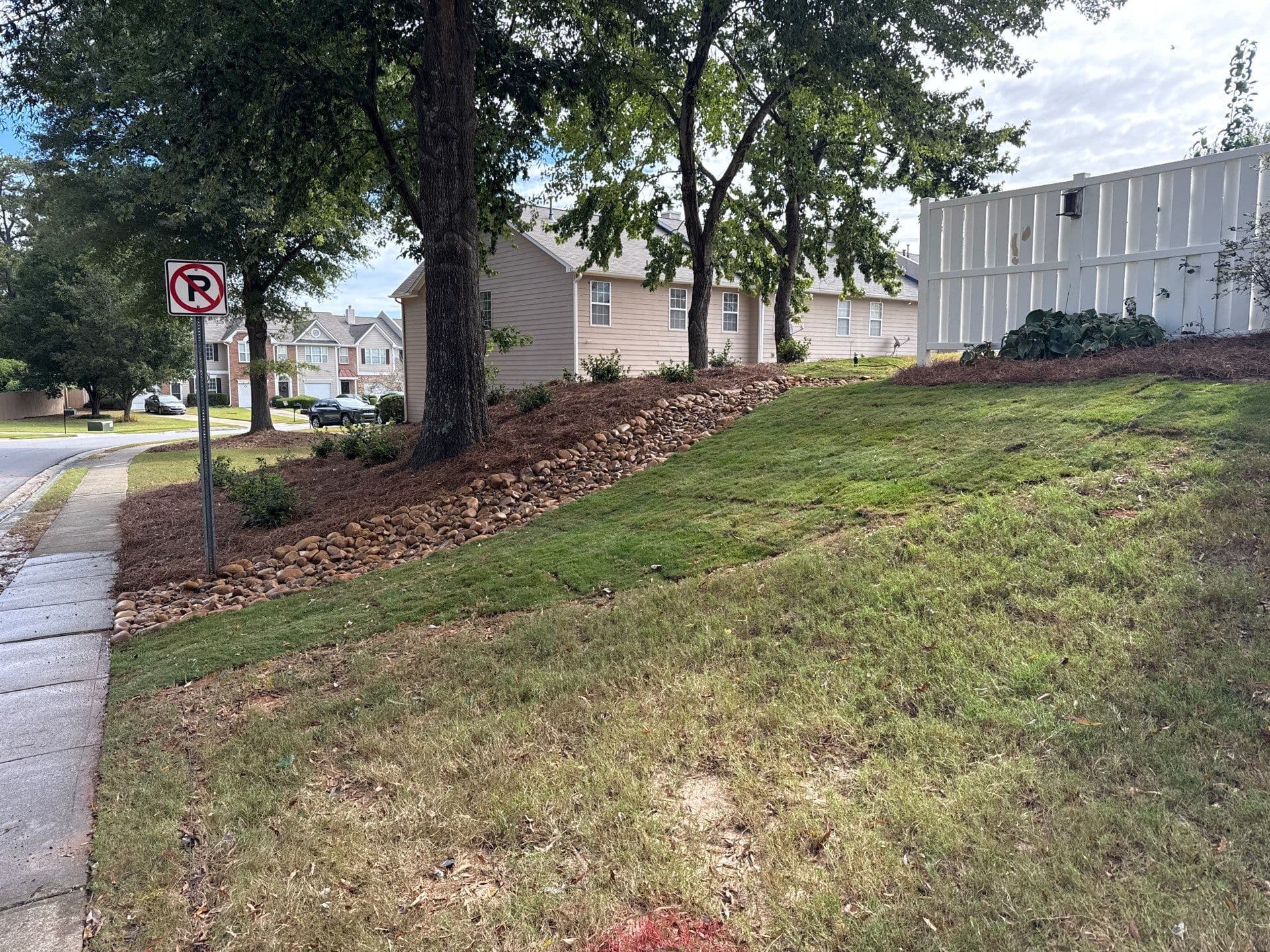 Gallery photos for Effective Erosion Control with Stunning Dry Creek Bed: Image #5