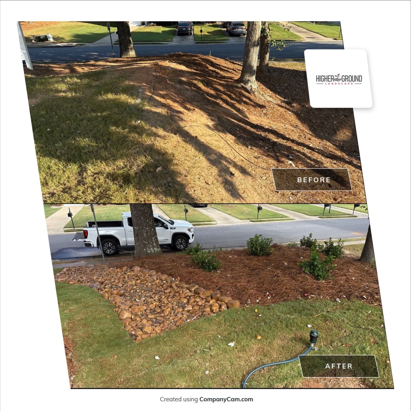 Effective Erosion Control with Stunning Dry Creek Bed image